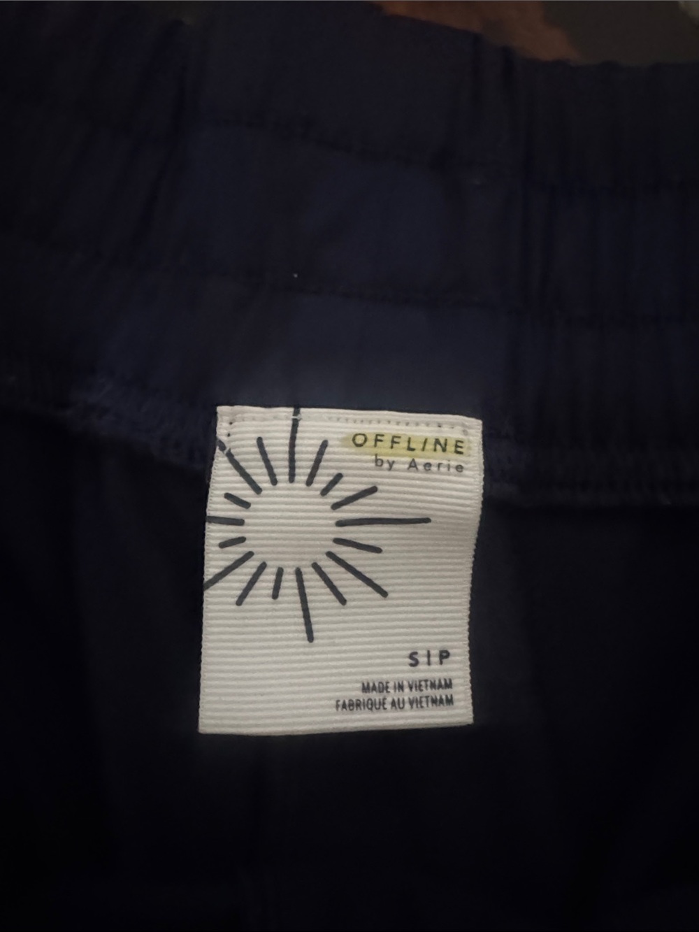 Offline women’s Navy Track Joggers with White Side Stripes (sm pants: med top) - Picture 4 of 12